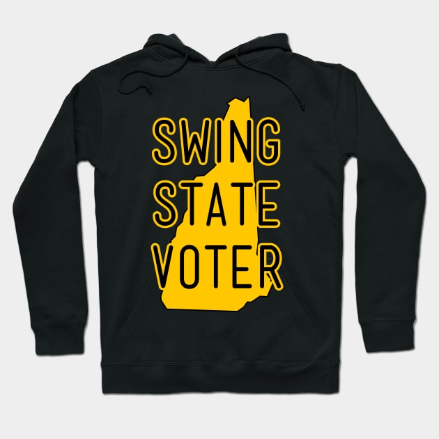 Swing State Voter - New Hampshire Hoodie by brkgnews